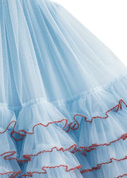 Girl Sweet Tulle Strap Puffy Dress