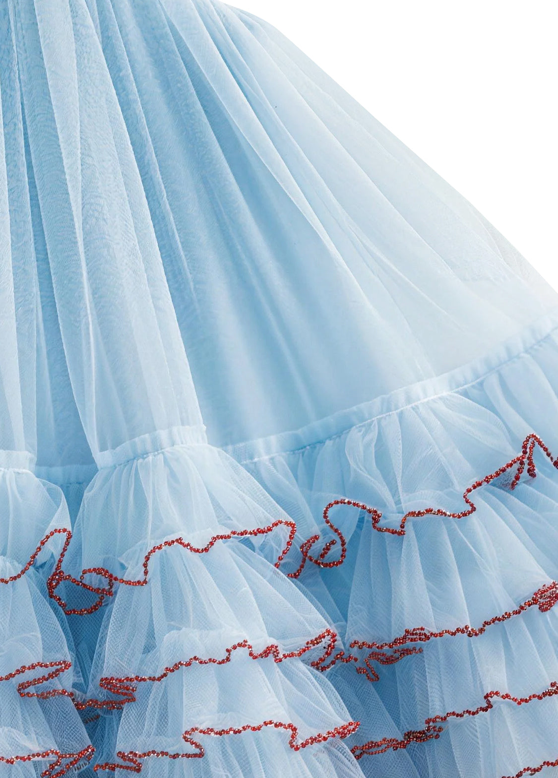 Girl Sweet Tulle Strap Puffy Dress