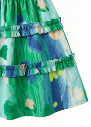 Girls' Summer Vacation-Style Beach Dress