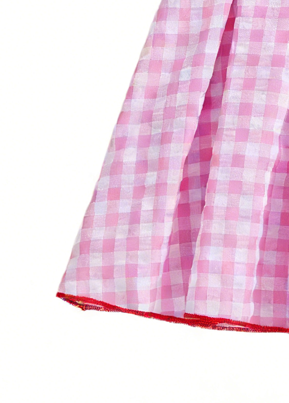 Girls Cute Plaid Dollar Collar Dress