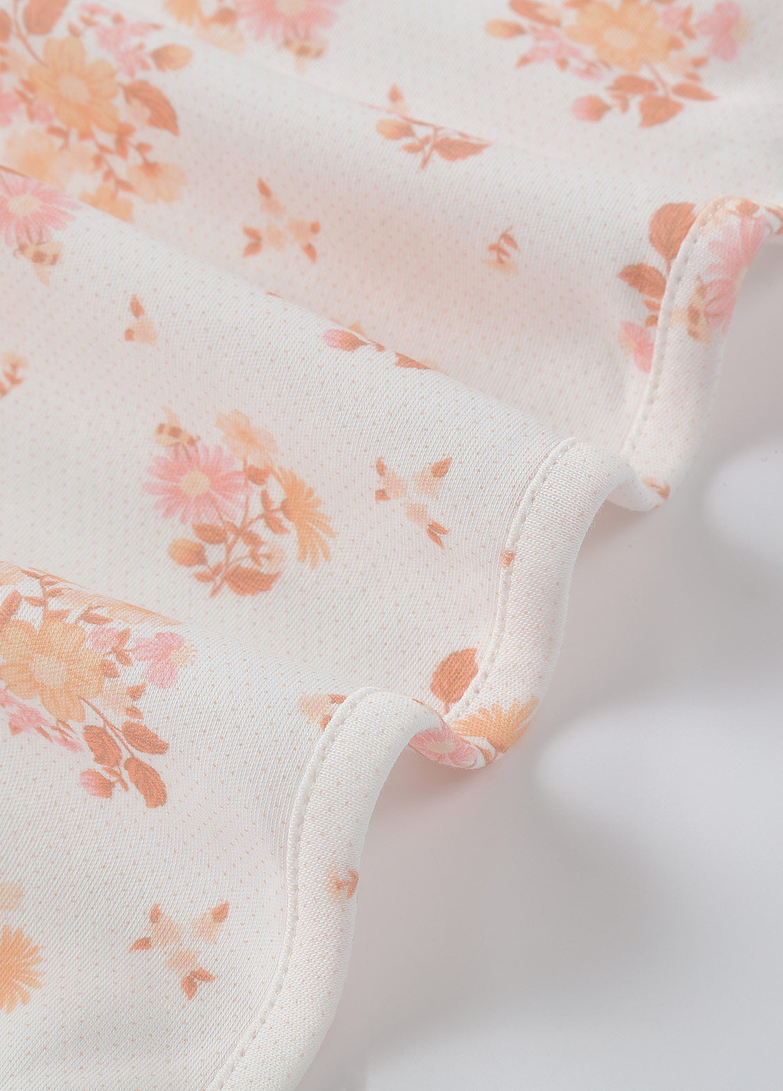 Baby Floral Cotton Stretch Blanket Headband Set