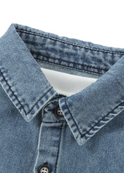 Boys Denim & Cotton Three-Piece Set