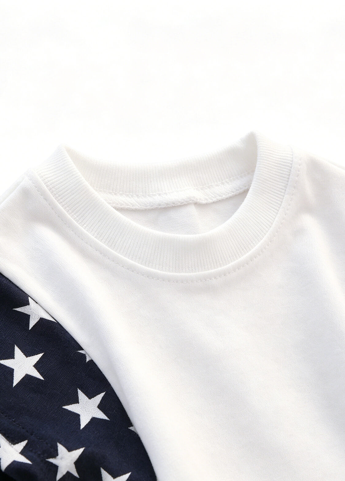 Unisex Baby 4th of July USA Letter Print Romper Infant Independence Day Patriotic Short Sleeve Bodysuit