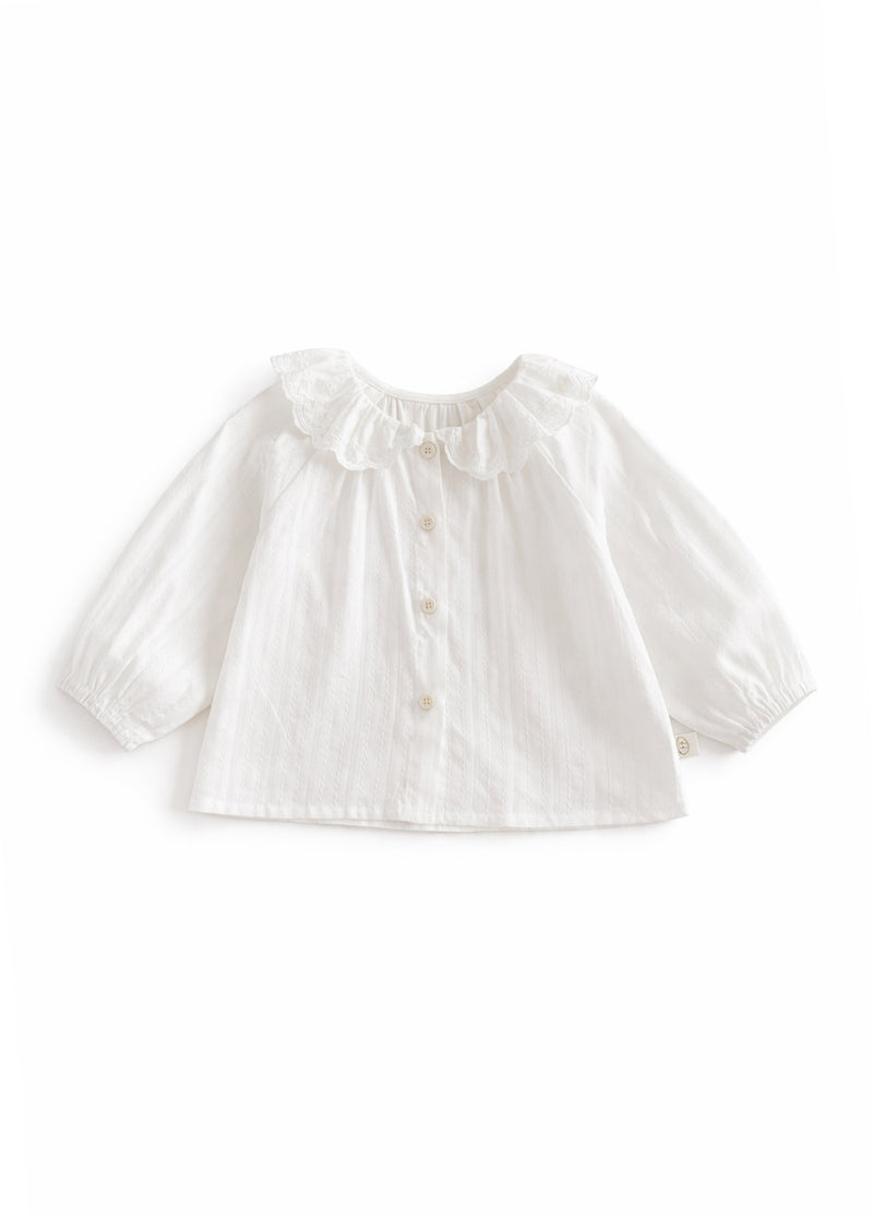 Girls Cotton Denim Pinafore Dress Set