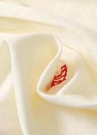 Girls Lace Collar Bow Cotton Two-Piece Set