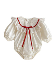 Baby Girls Sweet Lace Ruffle Romper
