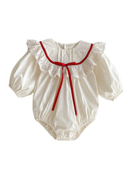 Baby Girls Sweet Lace Ruffle Romper