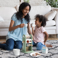 Kids Wooden Coffee Maker Pretend Play Set
