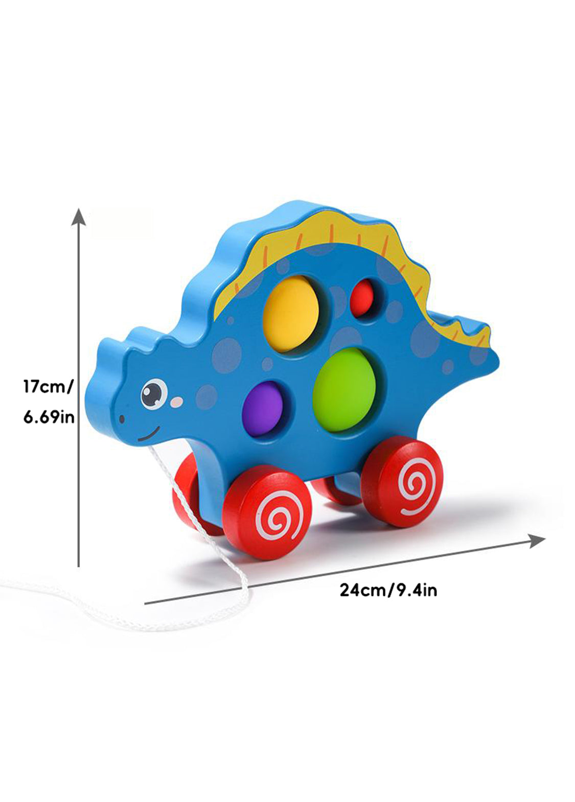 Toddler Pull Toy Sensory Push Pop