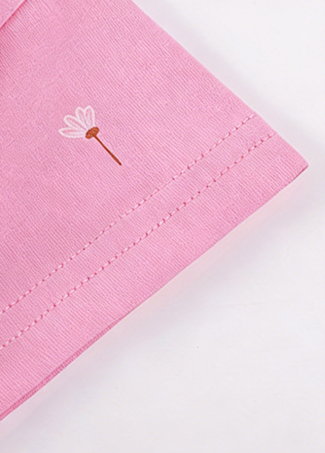 Girls Cute Floral Bunny Short-sleeved Dress