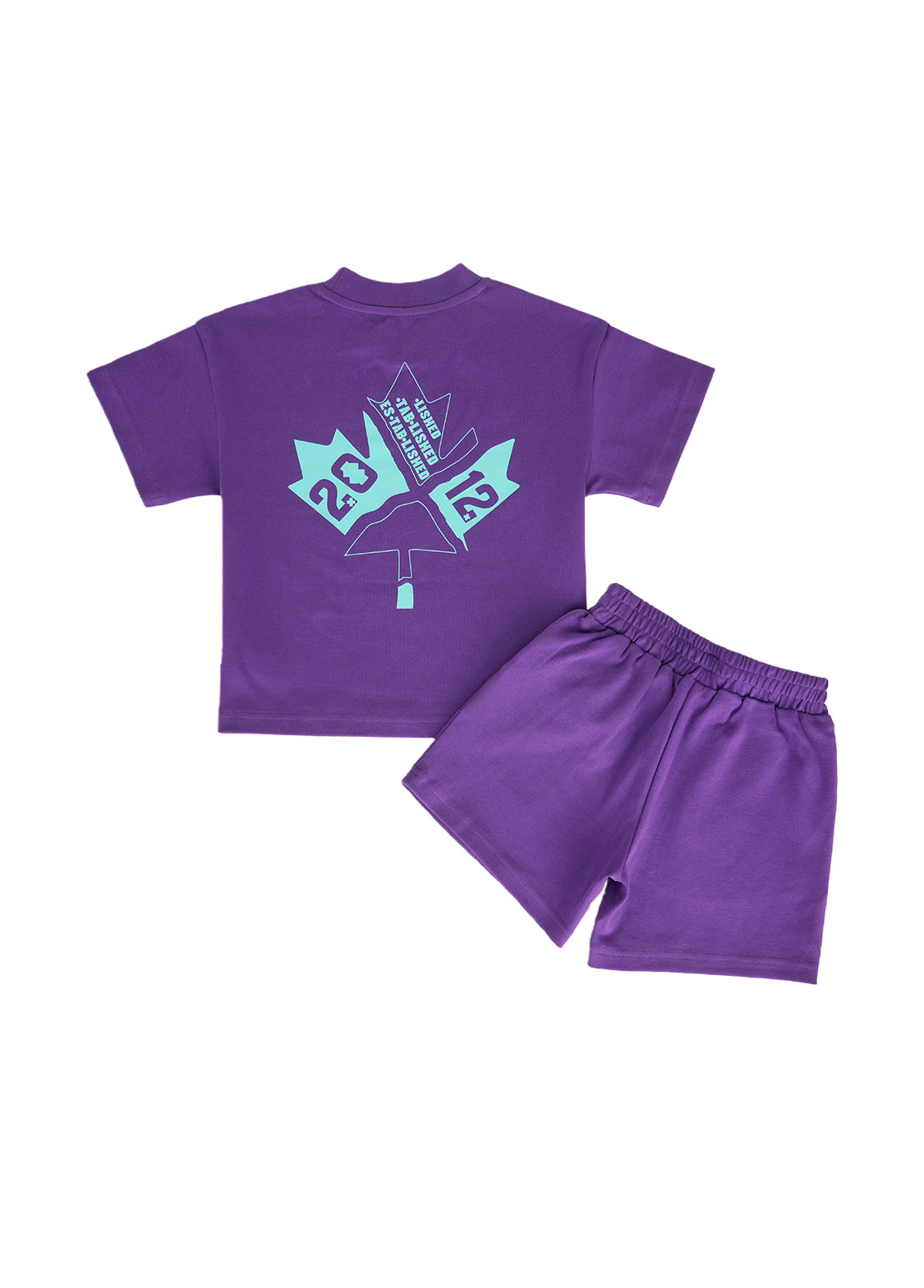 Boys Logo Cotton Stretch Two-Piece Set