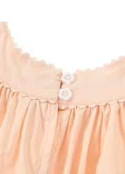 Girls Embroidered Cotton Dress