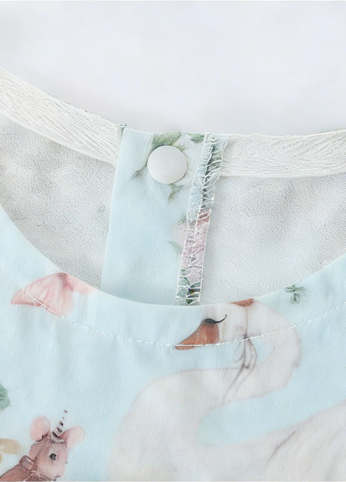 Baby Bamboo-Blend Printed Top & Shorts Set