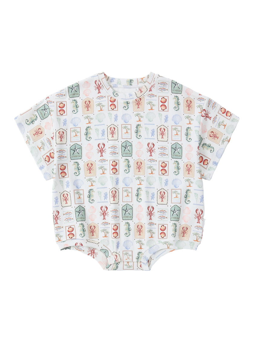 Baby Printed Romper Soft Stretch Comfort