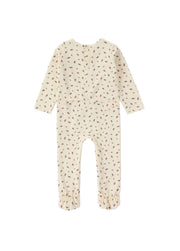 Baby All-Over Leaf Print Footed One-Piece