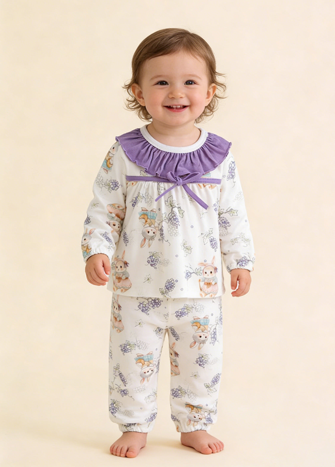Baby Bamboo Blend Forest Print Top & Pants Set