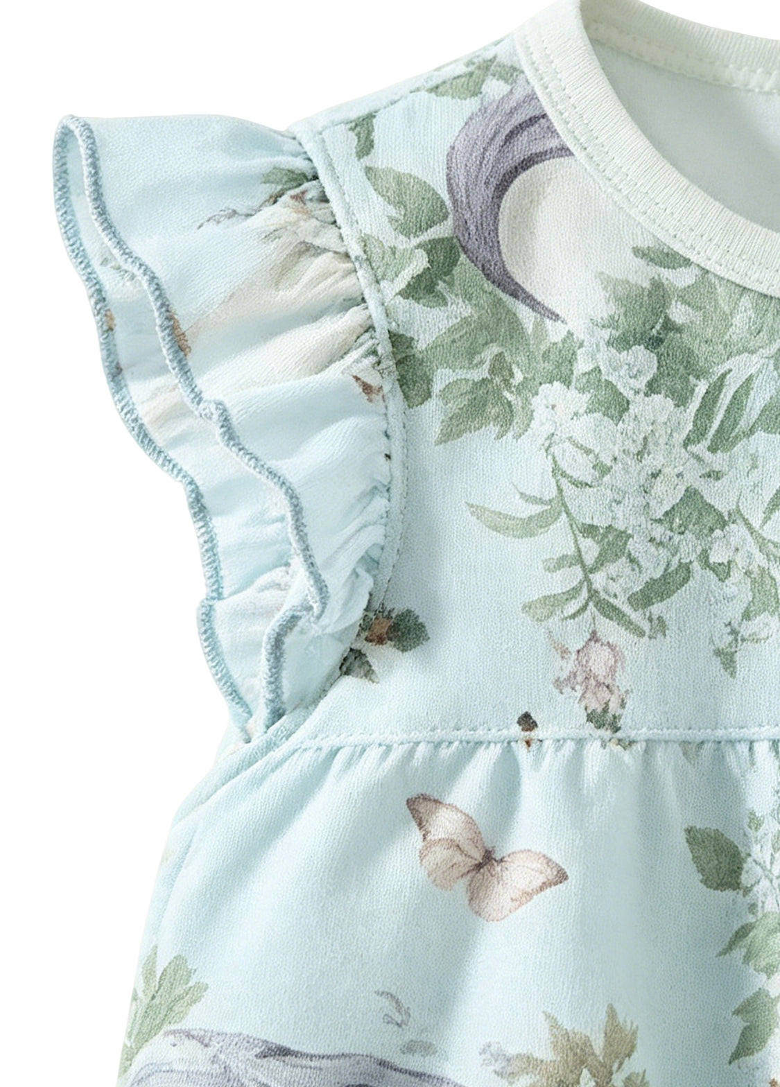 Baby Bamboo Blend Flutter Romper