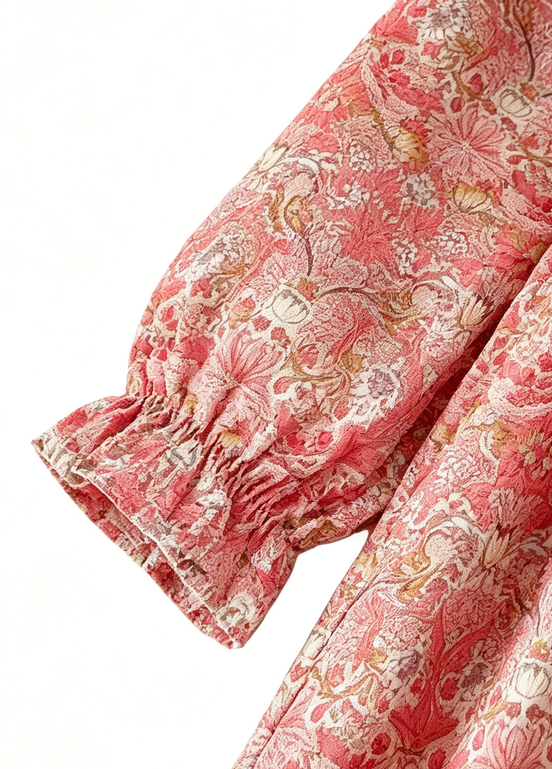 Girls Sweet Floral Dollar Collar Dress