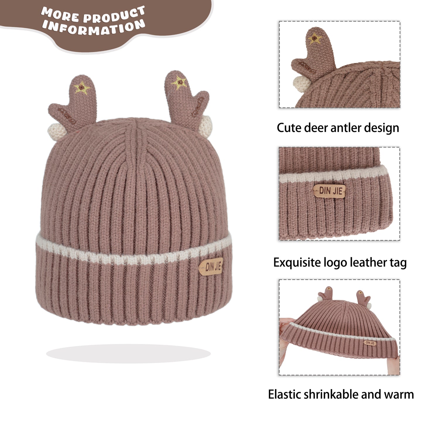 Kids Logo Knit Beanie Hat