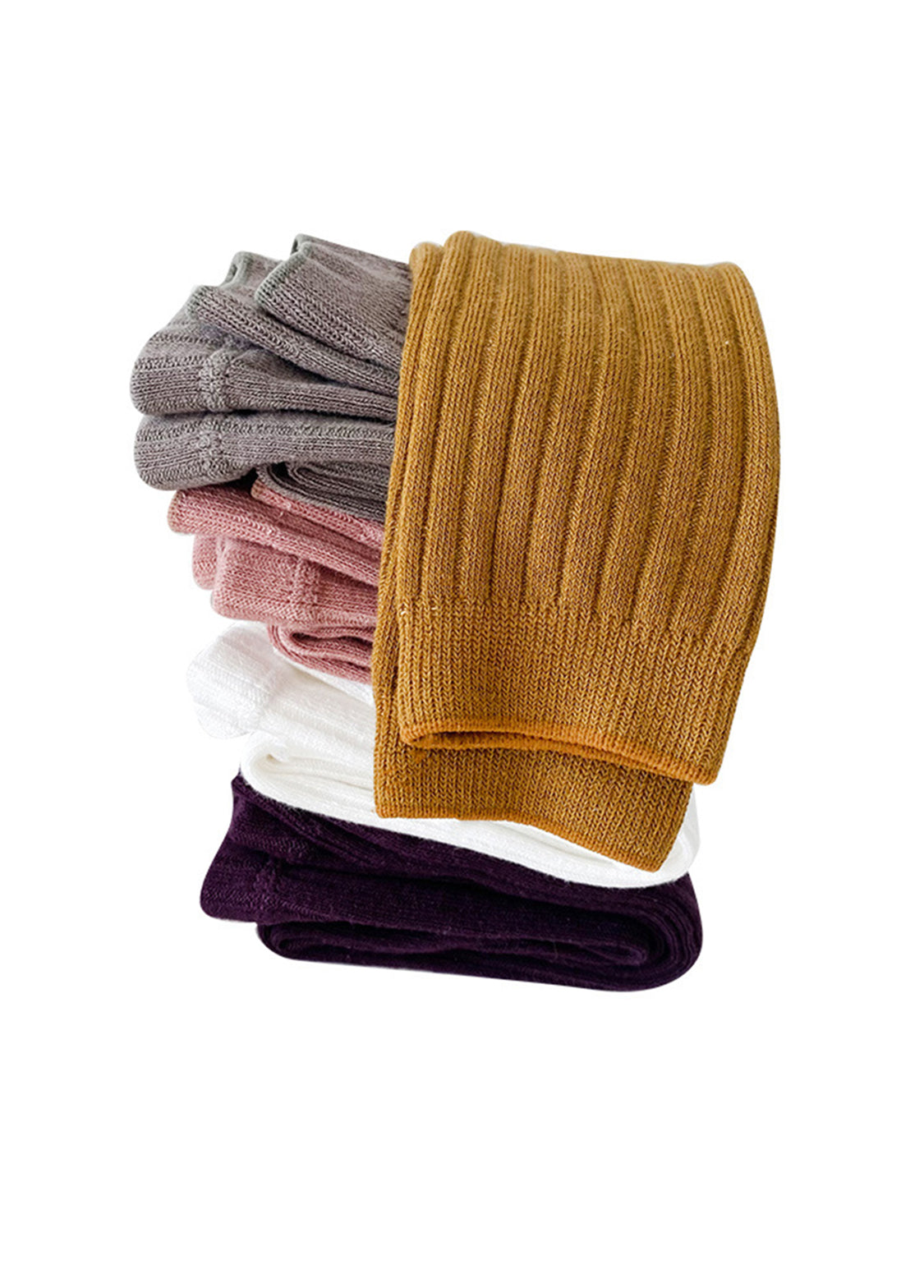 Girls Casual High-elasticity Multi-color Leggings