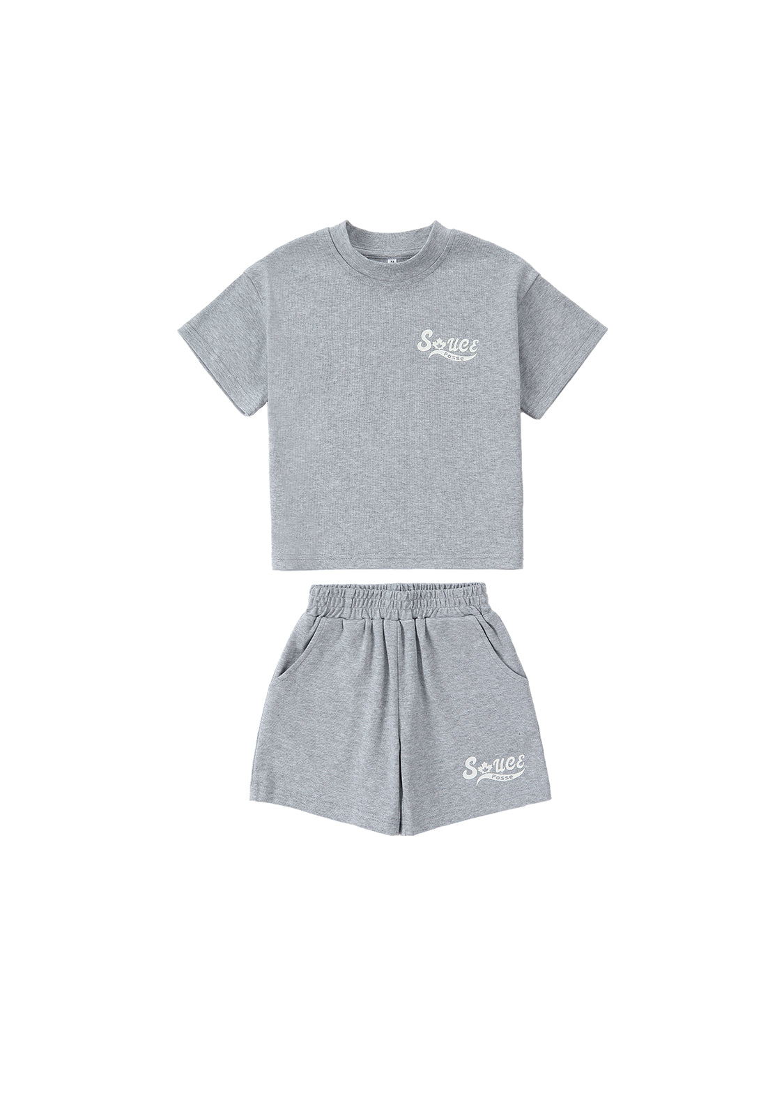 Boys Logo Cotton Stretch Two-Piece Set