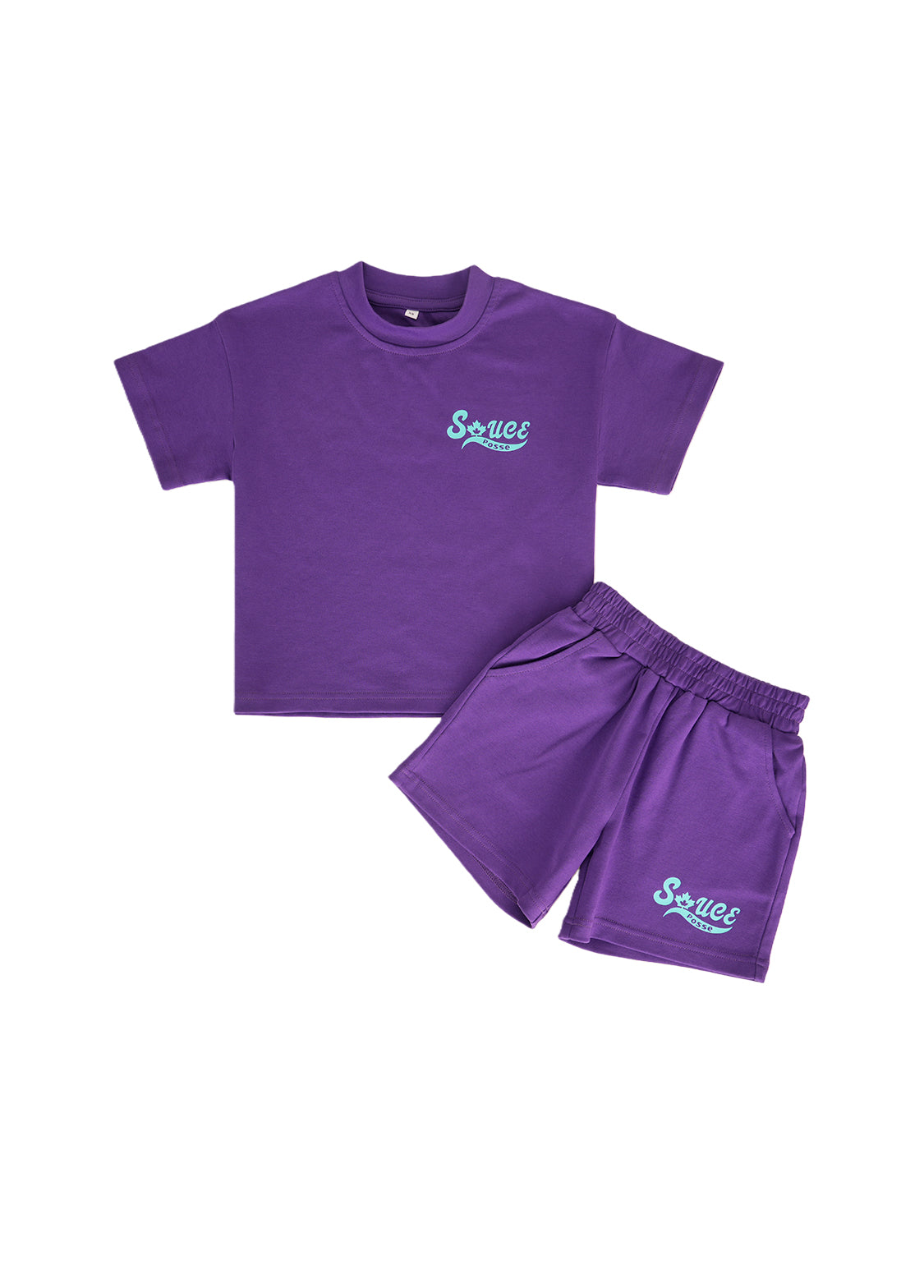 Boys Logo Cotton Stretch Two-Piece Set