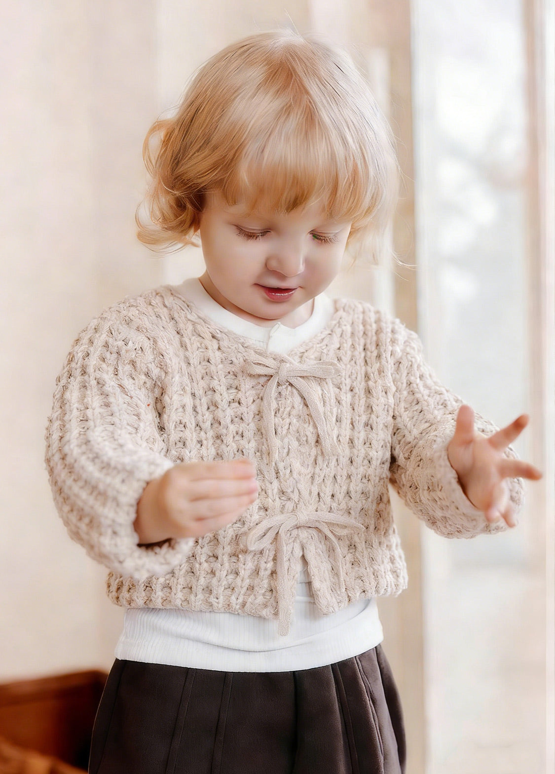 Baby Knit Cotton Cardigan