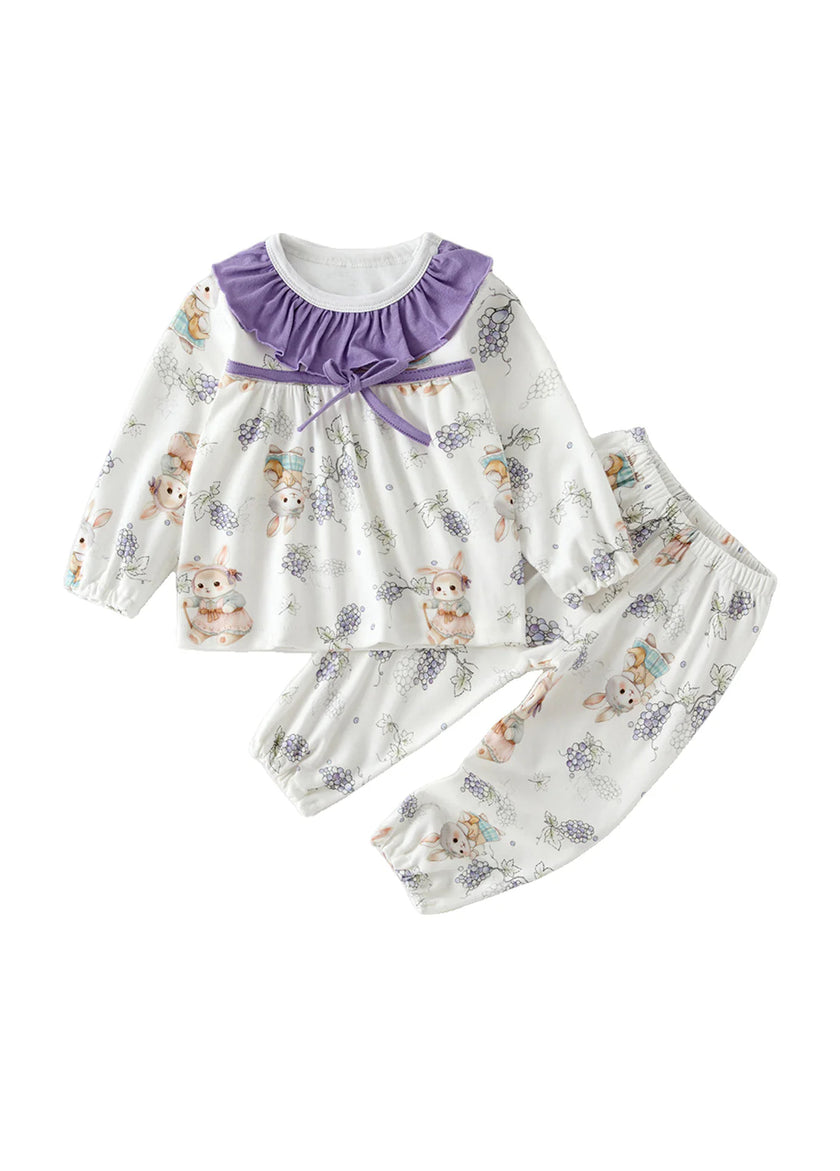 Baby Bamboo Blend Forest Print Top & Pants Set