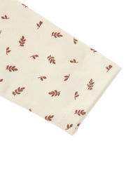 Baby All-Over Leaf Print Footed One-Piece