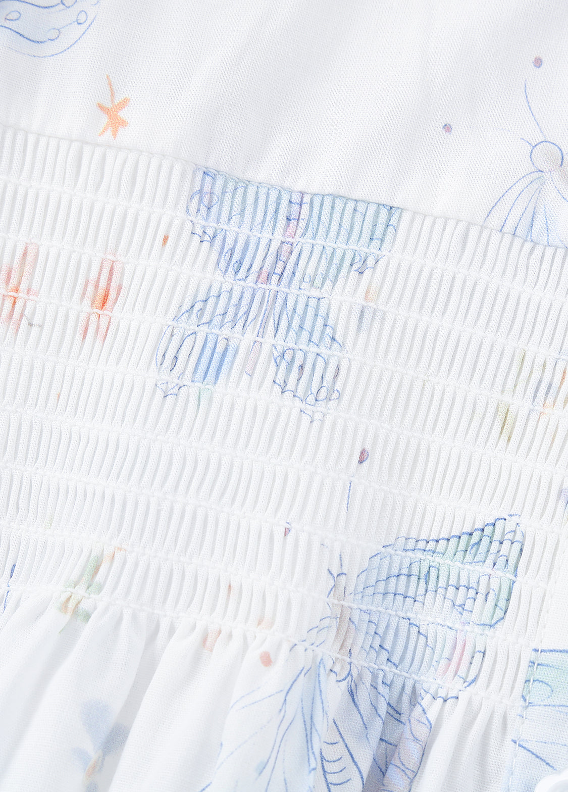 Girls Butterfly Print Cotton Dress