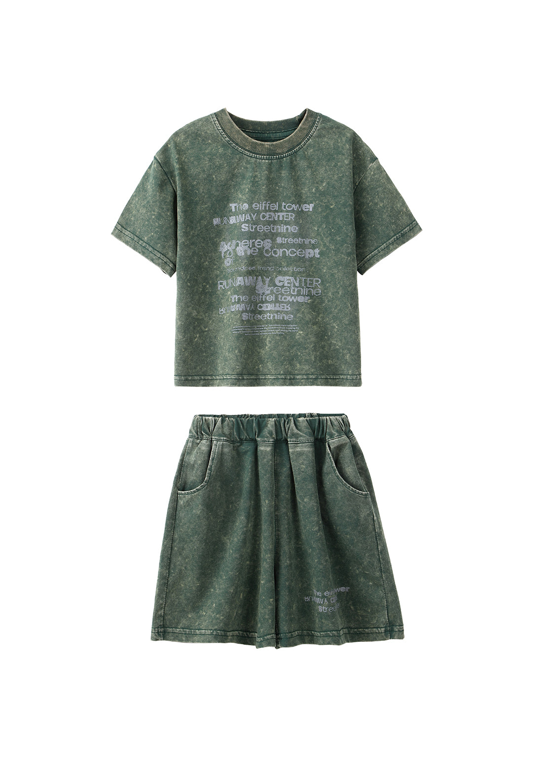 Boys Cotton Street Style Two-Piece Set