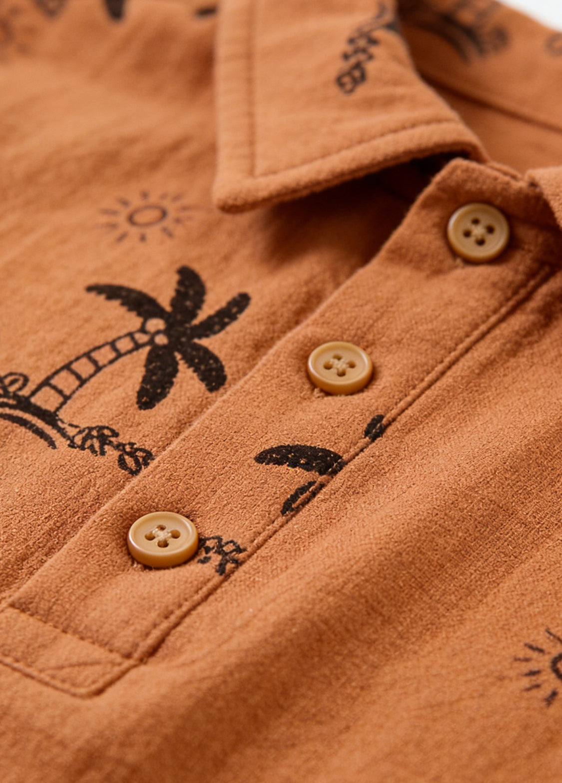 Boys' Summer Lightweight Pure Cotton Gauze Outfit