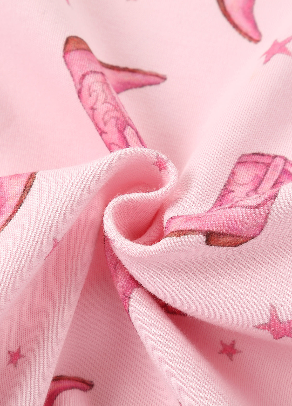 Girls Cotton Print Lounge Shorts Set