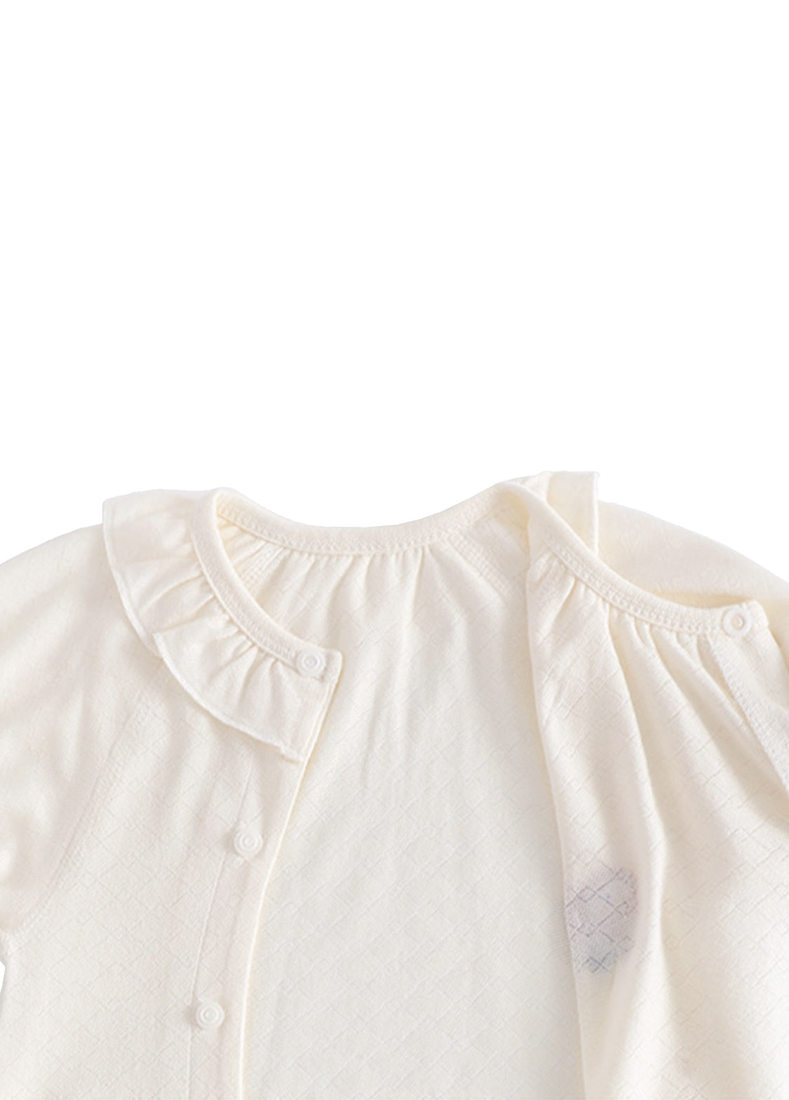 Baby Girl's Breathable Bamboo Fiber Short-Sleeve Romper (Two Styles Available; Includes Matching Bib)