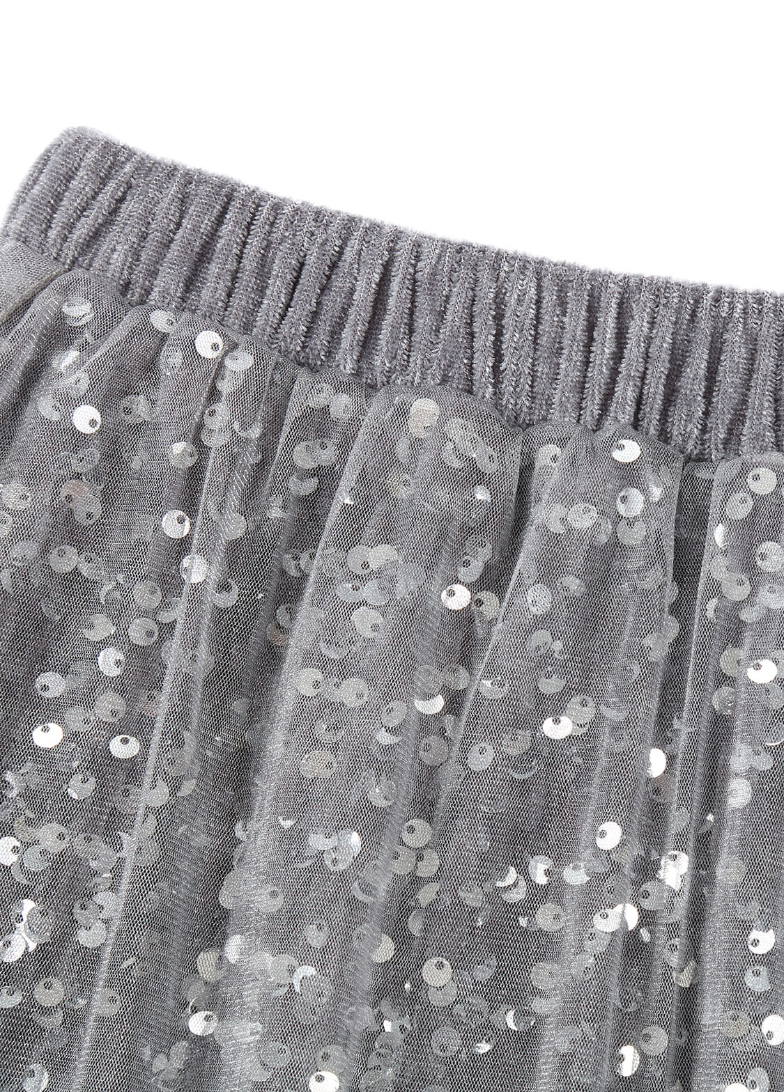 Girls Sequin Tulle Skirt