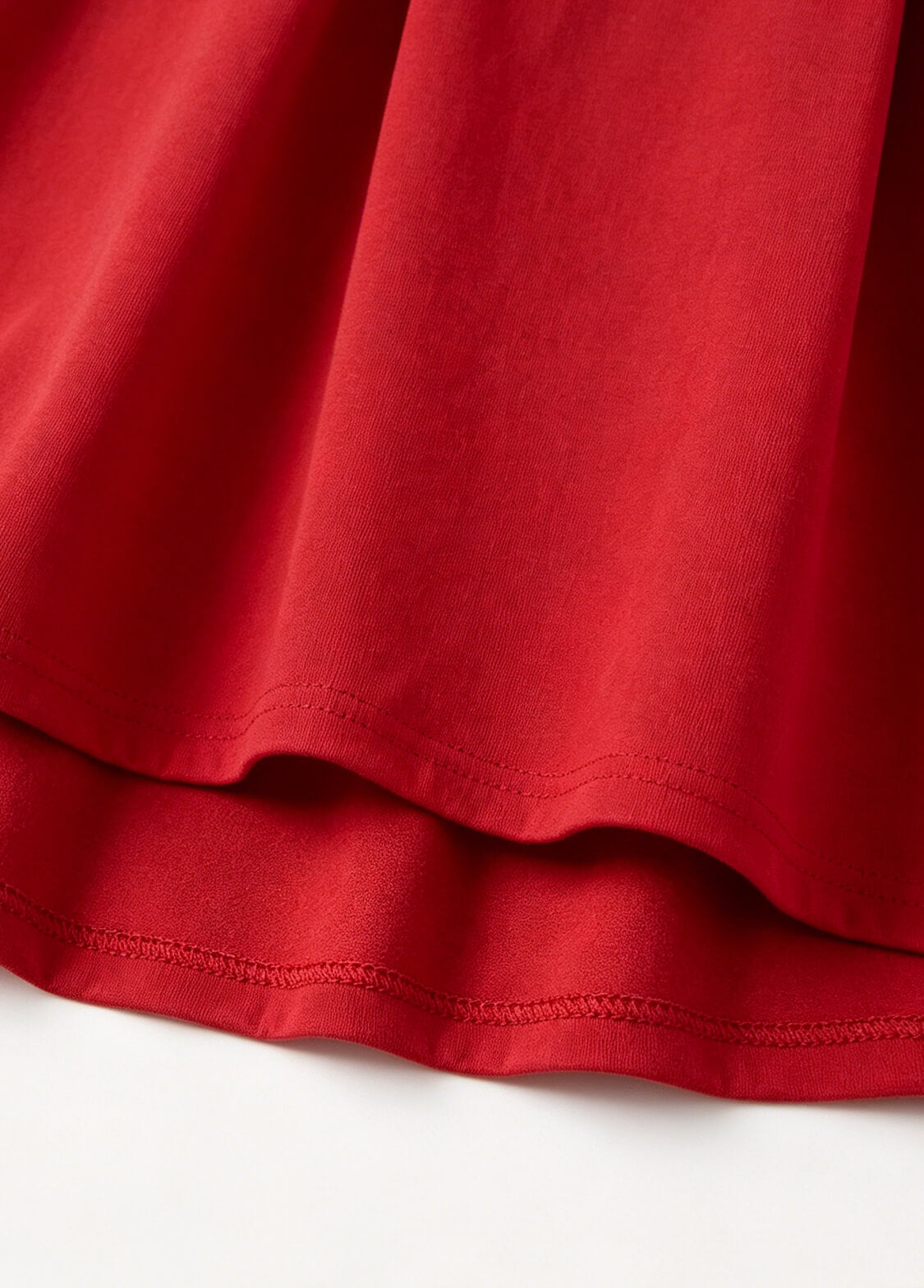 Toddler Girls Summer Sleeveless Red Dress Kids Sweet Crochet Lace Collar A-Line Sundress with Cherry Embroidery