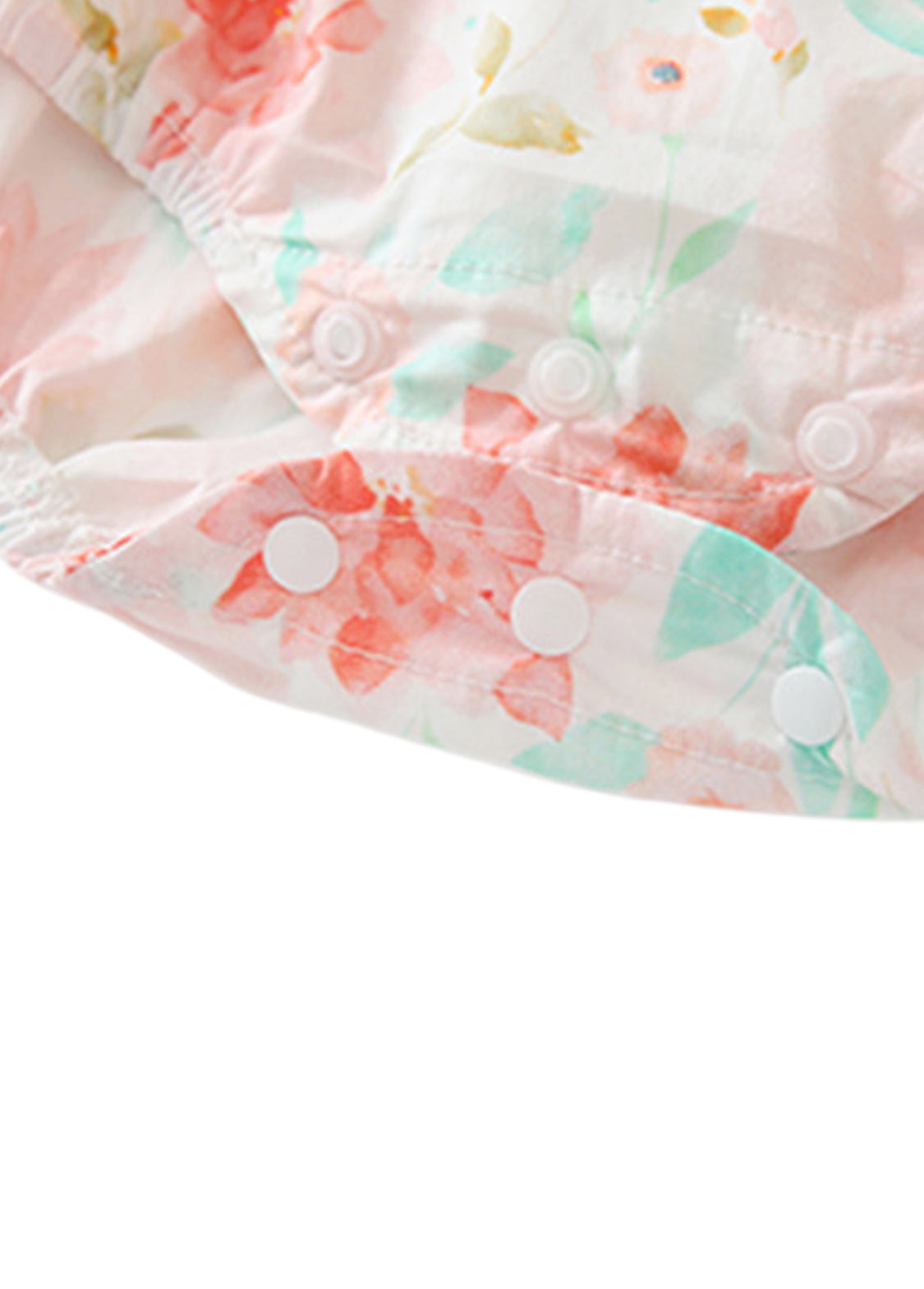 Baby Girl Floral Cottage Style Romper with Headband