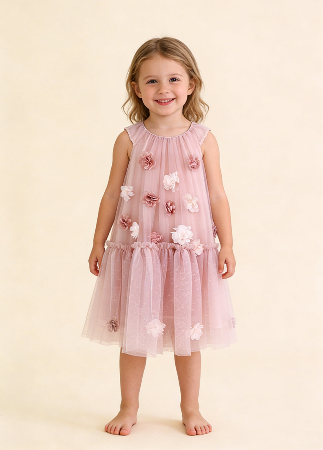 Girl Sweet Floral Tulle Dress