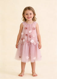Girl Sweet Floral Tulle Dress