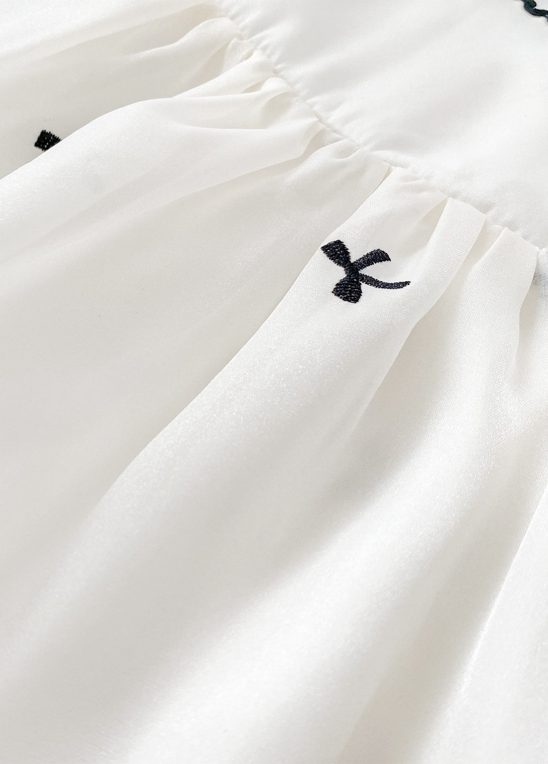 Girl Soft Cotton Bow Detail Dress