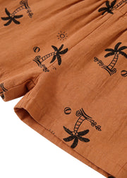 Boys' Summer Lightweight Pure Cotton Gauze Outfit