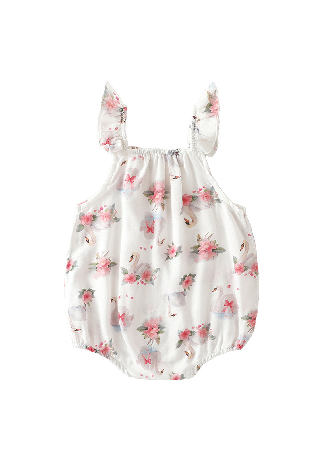 Baby Sleeveless Romper — Cute Printed Vest-Style Jumpsuit