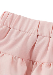 Girls Cotton Bow Two-Piece Set