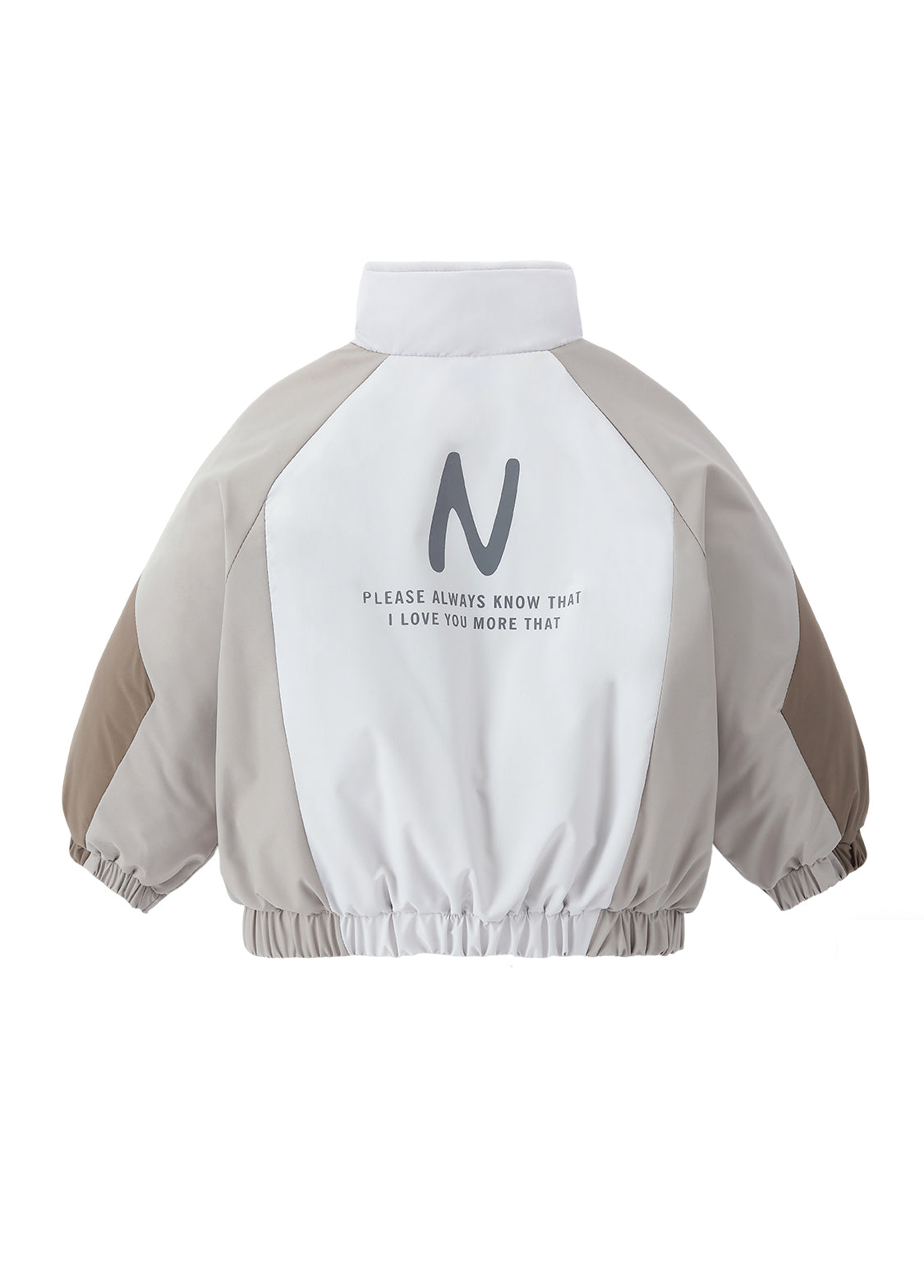 Boys Color Block Zip Jacket