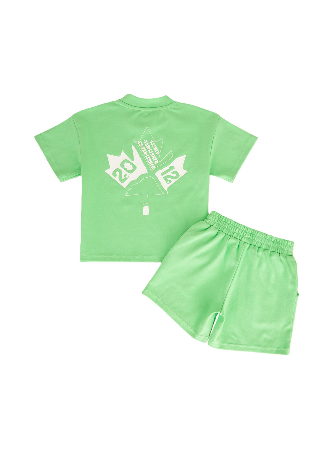 Boys Logo Cotton Stretch Two-Piece Set