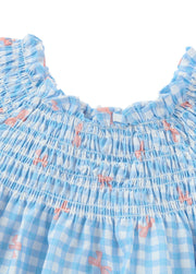 Girls Bow Print Cotton Dress