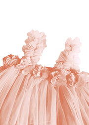 Girls' Sweet Mesh Princess Dress