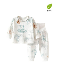 Baby Bamboo-Blend Printed Long Sleeve Lounge Set