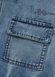 Boys Denim & Cotton Three-Piece Set