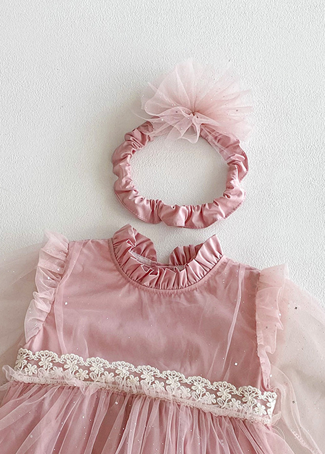 Baby Girl Sweet For Mesh Princess Romper